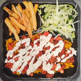 Chicken Over Rice Platter