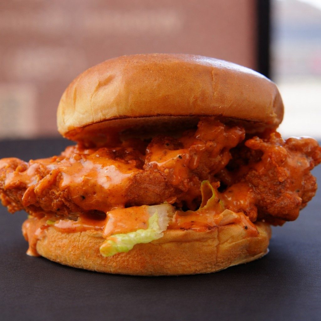 Nashville Hot Chicken Burger.