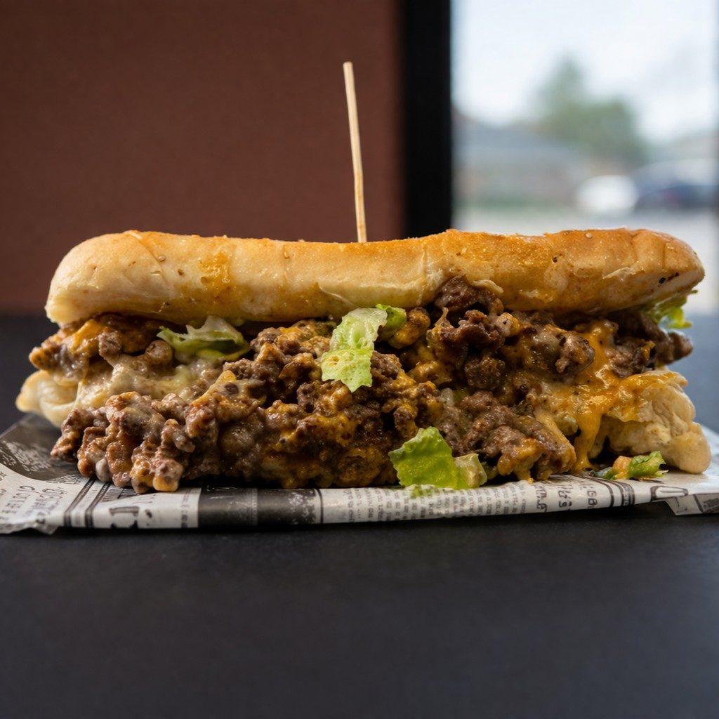 Chapli Style Chopped Cheese.