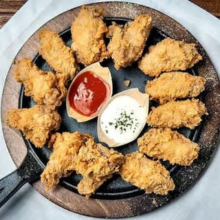 Fried Chicken Wings Cut