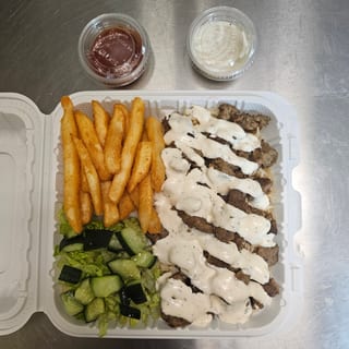 Lamb Over Rice Platter