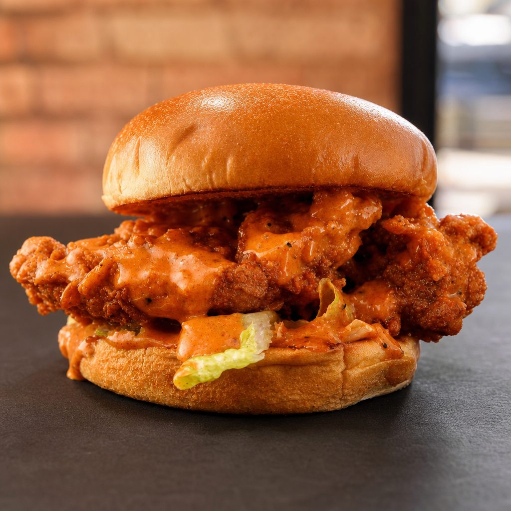 Nashville Hot Chicken Burger.