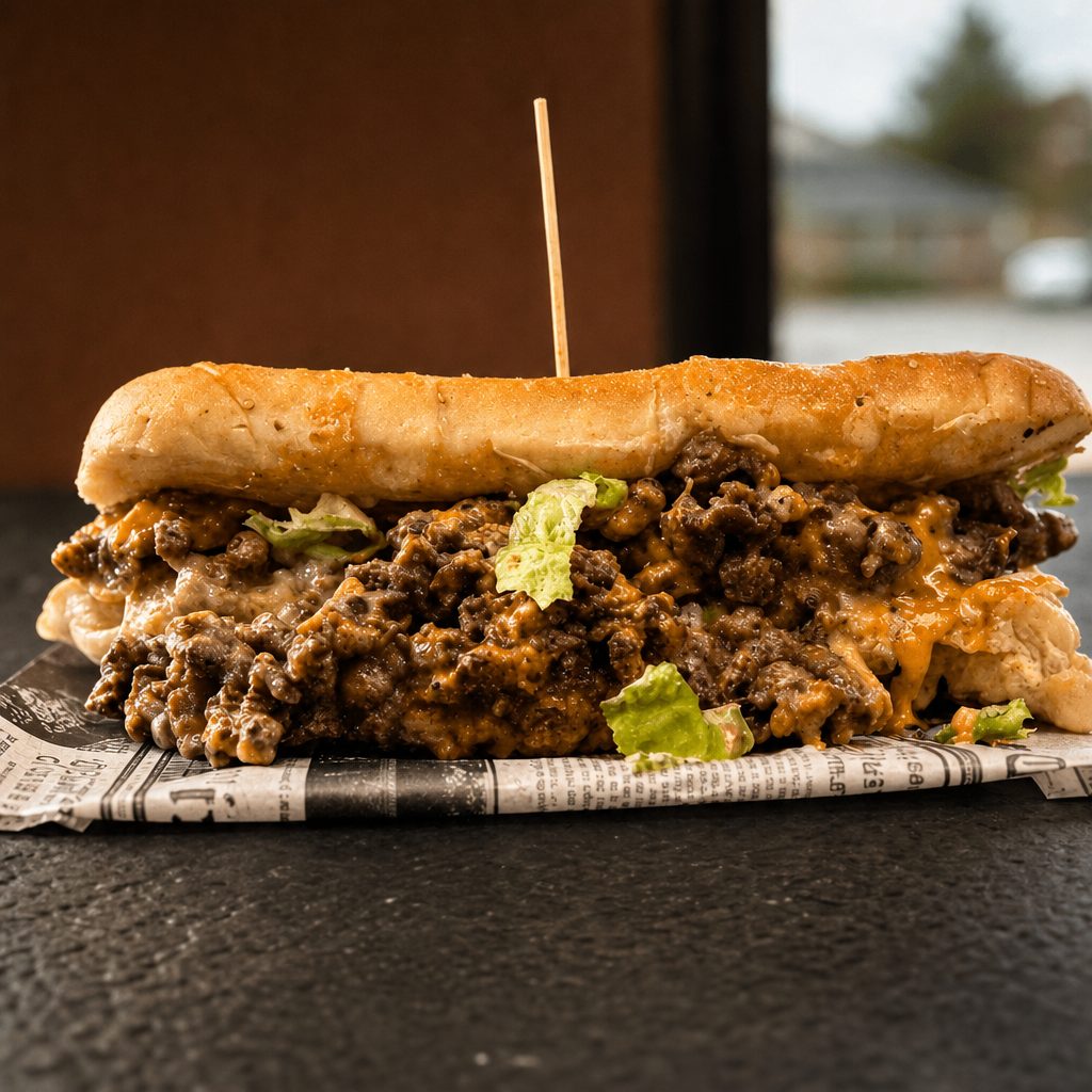 Chapli Style Chopped Cheese.