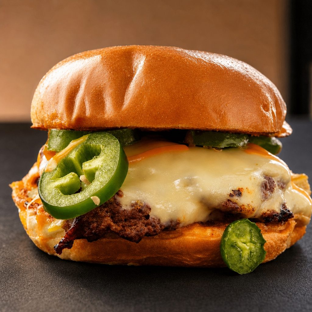 Fire Ball Burger.
