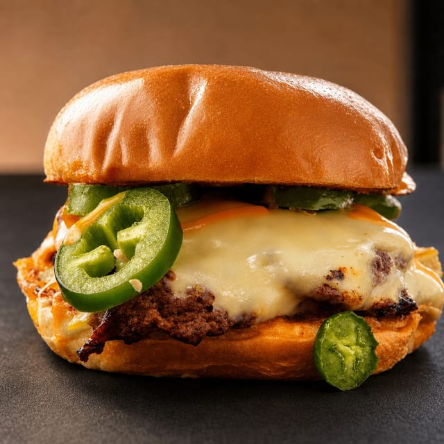 Fire Ball Burger.