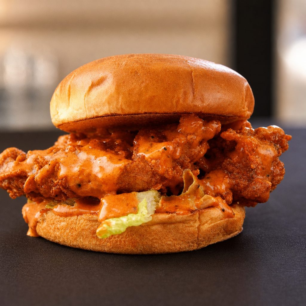 Crispy Chicken Burger.