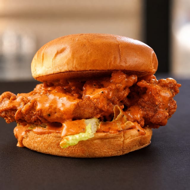 Crispy Chicken Burger.